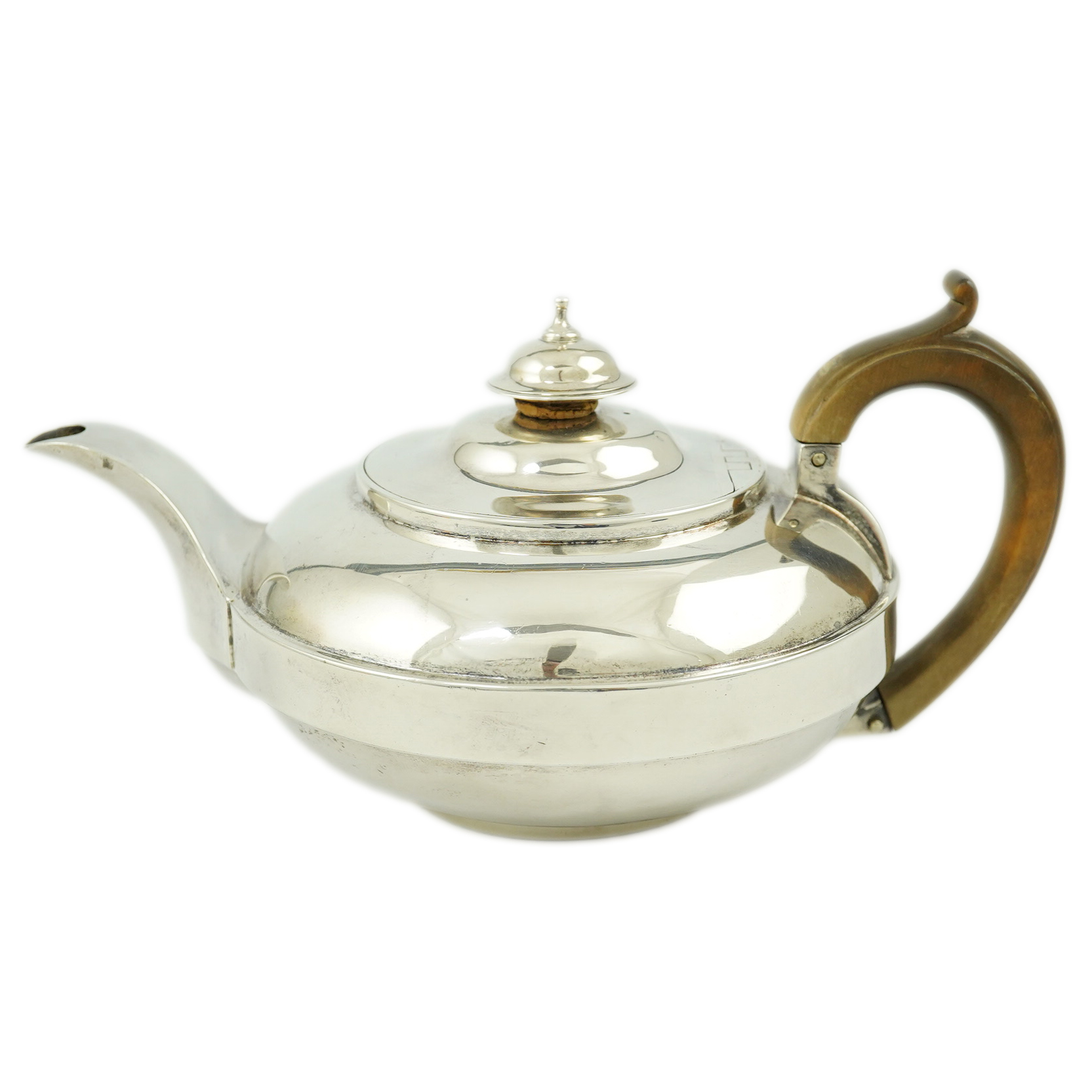 A George III silver bachelor's teapot, by Eames & Barnard